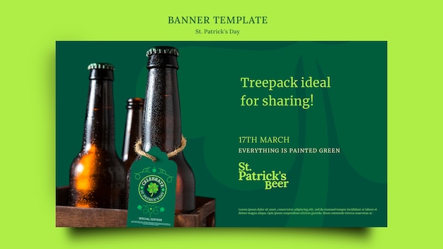 Get Your Free Happy St. Patrick’s Day Banner Template | Celebrate the Irish Culture