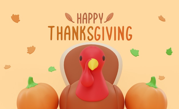 Happy thanksgiving background with icons design