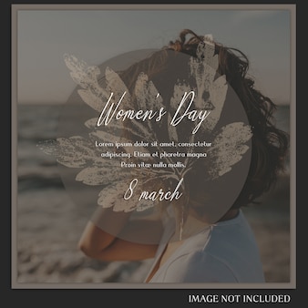 幸せな​女性​の​日​と​3​月​8​日​挨拶​instagram​の​ポスト​テンプレート
