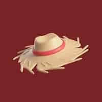 Free PSD hay hat autumn icon