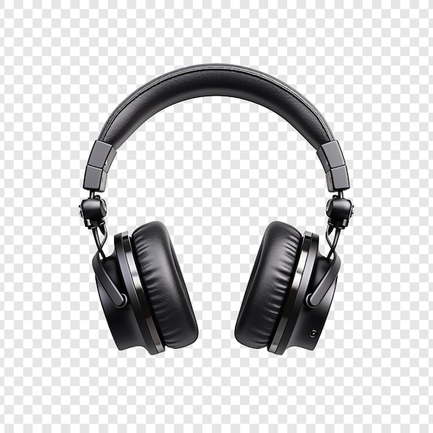 Free PSD headphones isolated on transparent background