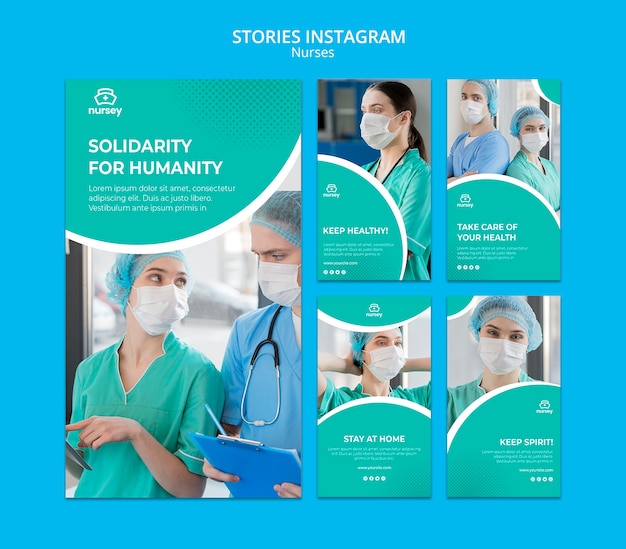 healthcare concept instagram stories
