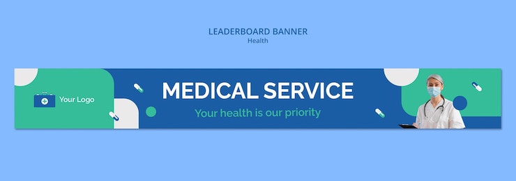 Free PSD healthcare service template