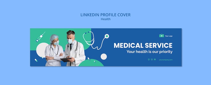 Free PSD healthcare service template