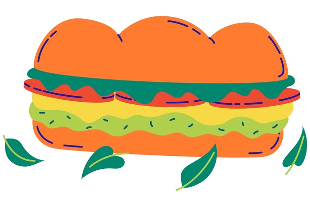 healthy food illustration isolated