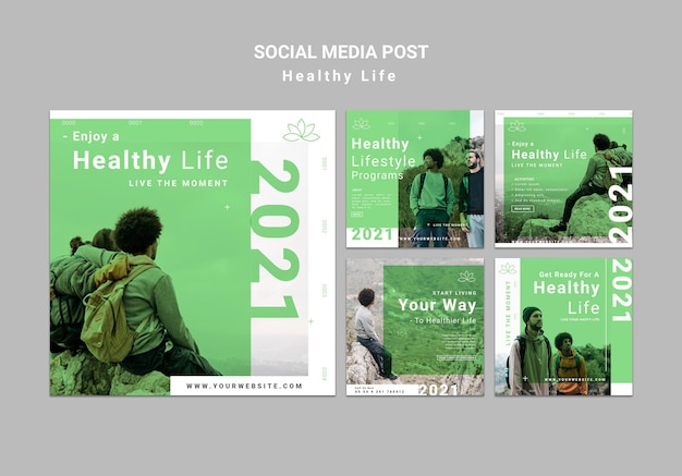 Посты о здоровом образе жизни в социальных сетях