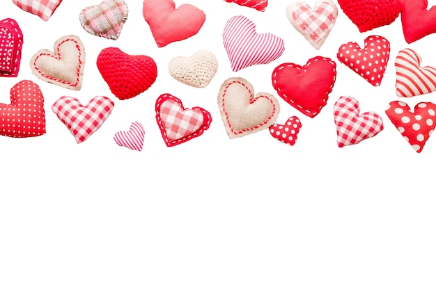 Free PSD hearts decoration isolated