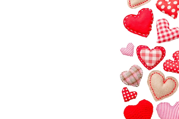 Free PSD hearts decoration isolated