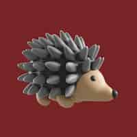 Free PSD hedgehog autumn icon