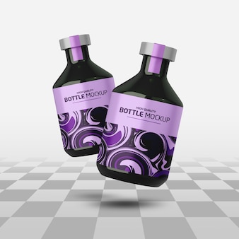 High quality bottle mockup