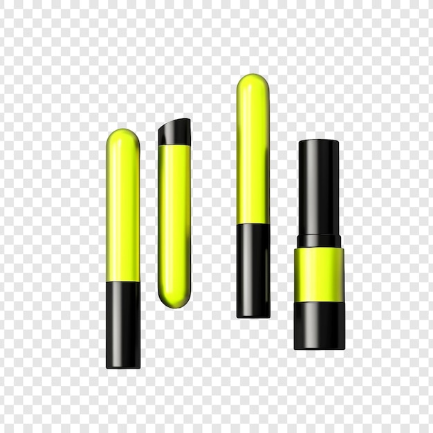 Free PSD highlighter isolated on transparent background