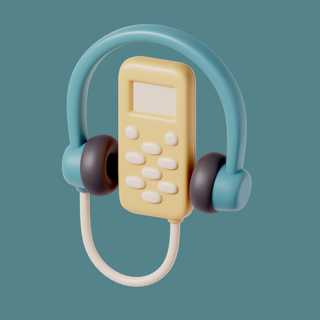 Free PSD historical museum headphones icon