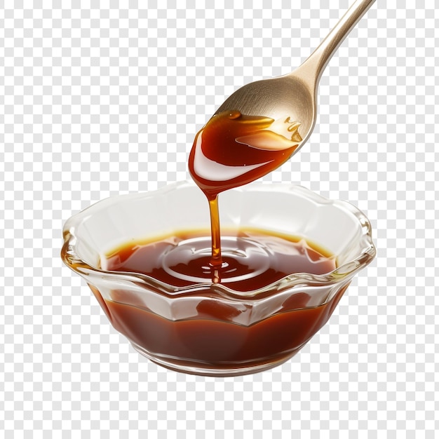 Free PSD hoisin sauce isolated on transparent background