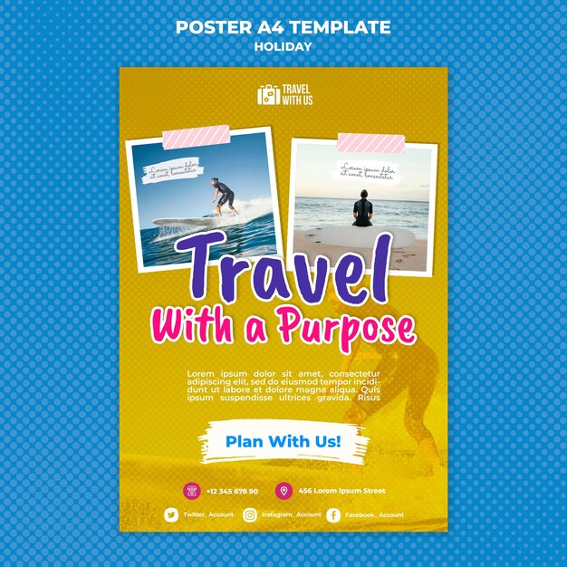 holiday poster template