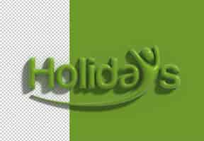 PSD gratuito holiday's branding identity corporate logo design transparent psd