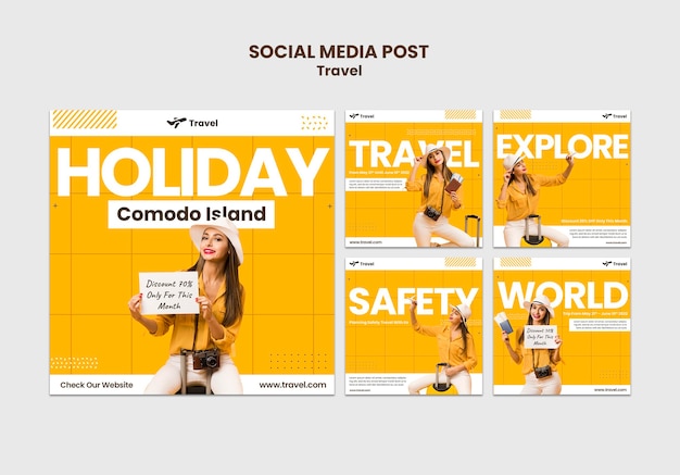 Free PSD holiday social media post