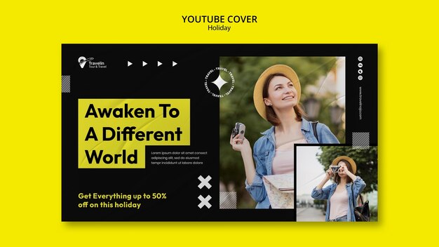 holiday travel template design