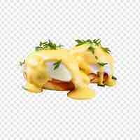 Free PSD hollandaise sauce isolated on transparent background