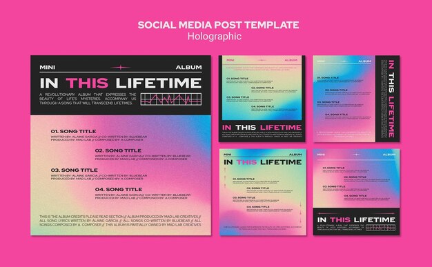 Download Holographic Psd 100 High Quality Free Psd Templates For Download