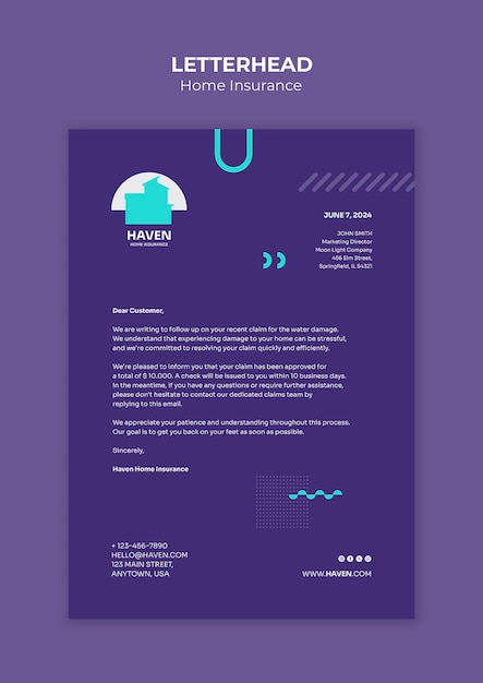 無料PSD 住宅保険のテンプレート設計