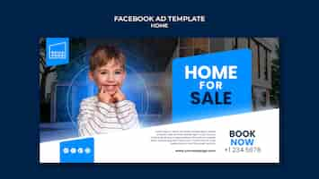 Free PSD home interior facebook template