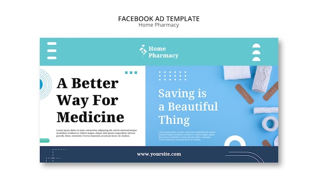 Home pharmacy template design