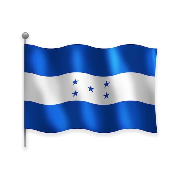 Free PSD honduras flag illustration