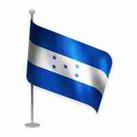 Free PSD honduras flag illustration