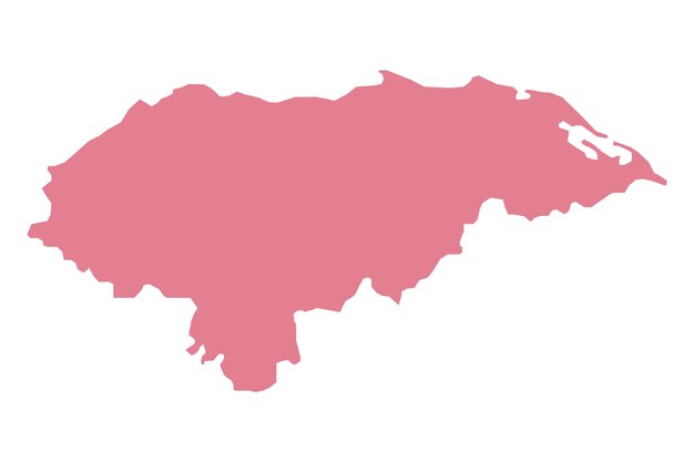 Иллюстрация карты Гондураса