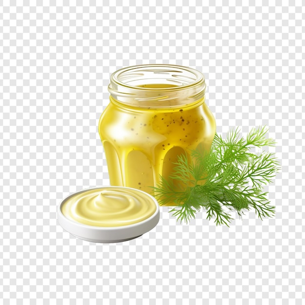 Honey isolated on transparent background