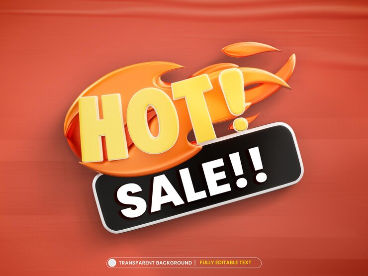 Free PSD hot sale editable text promotion banner template