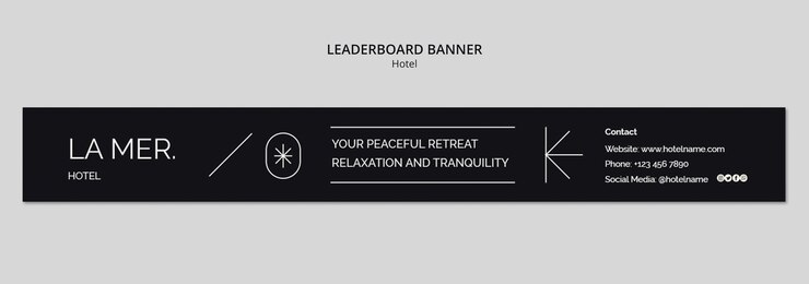 Free PSD hotel booking comfortable experience template