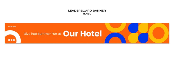 Free PSD hotel template design
