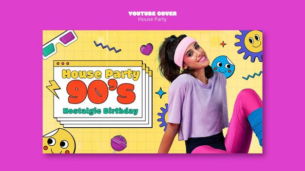 House party template design
