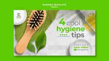 Free PSD hygiene banner template design