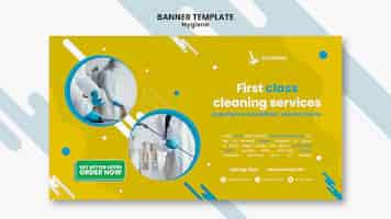 Free PSD hygiene banner template design