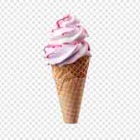 Free PSD ice cream isolated on transparent background