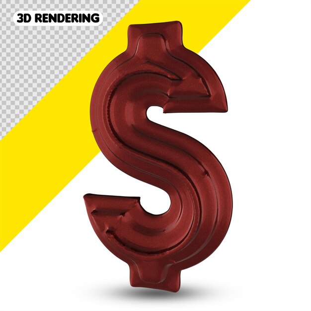 Icon number 3d rendering