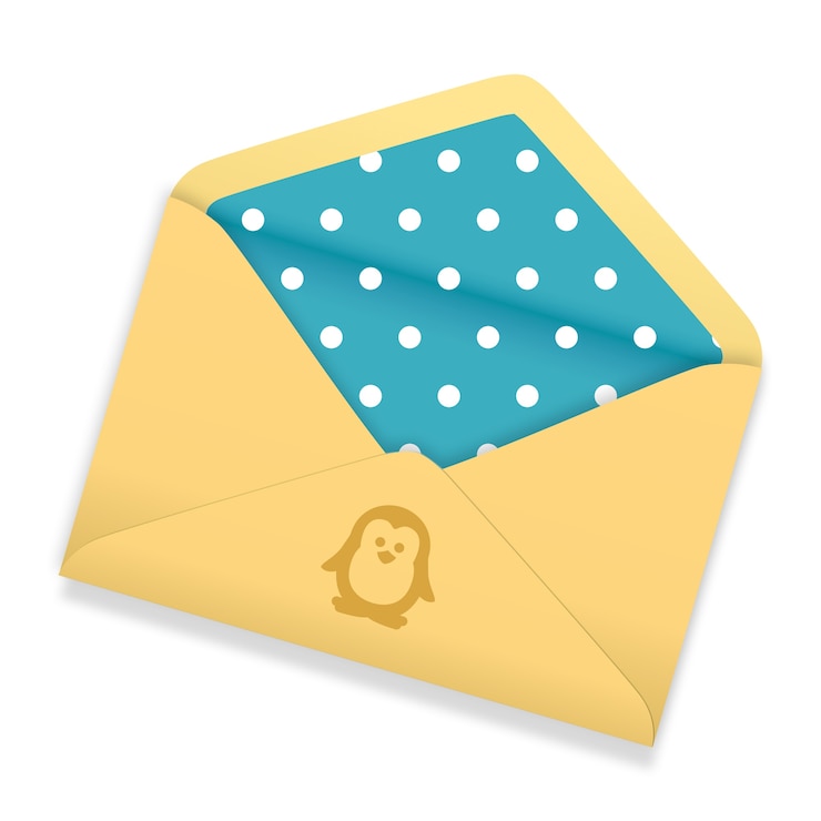 मुफ़्त PSD illustration of letter for santa claus