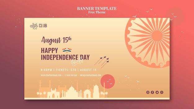 Independence day banner design