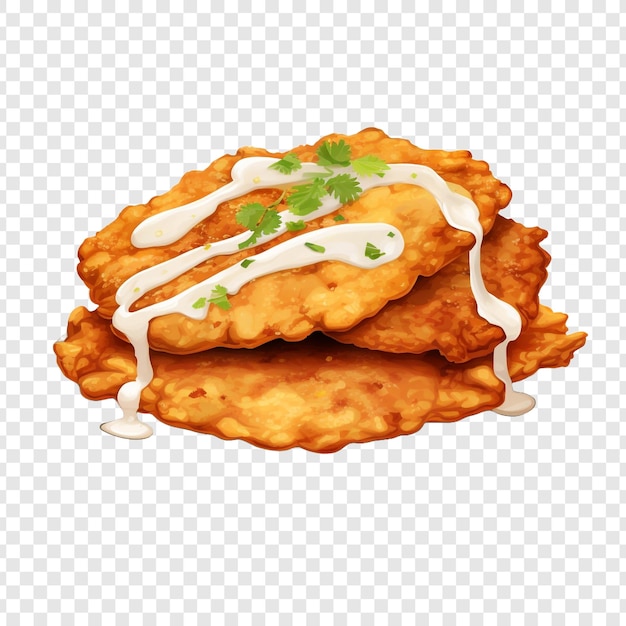 Free PSD indian frybread isolated on transparent background