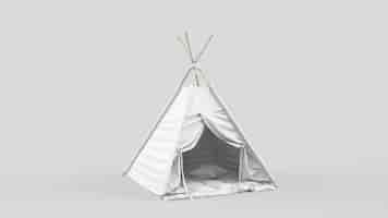 Free PSD indian tent or teepee for children