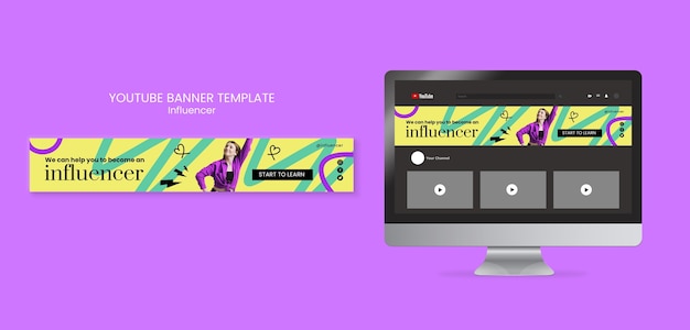 Influencer template design