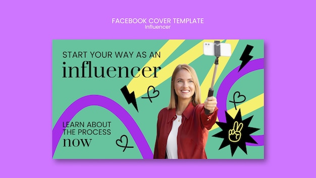 Influencer template design