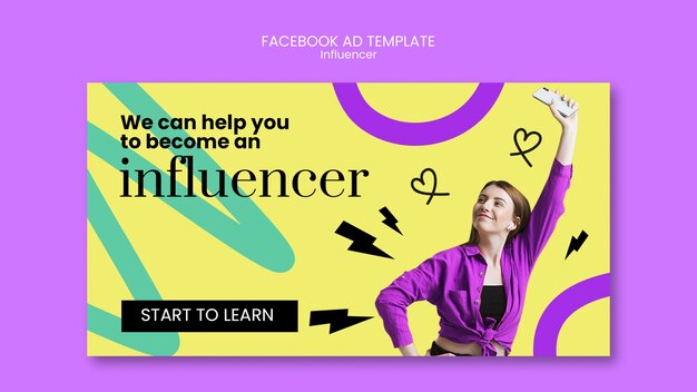 influencer template design