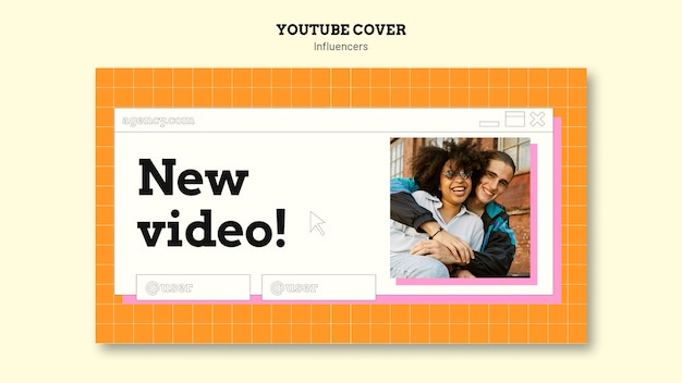 Influencer template design