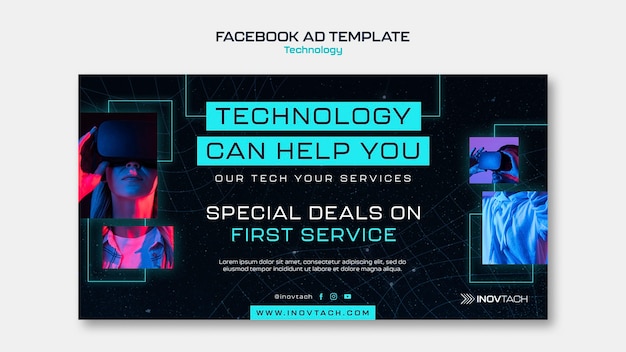 Innovative Technology Facebook Template – Free Download