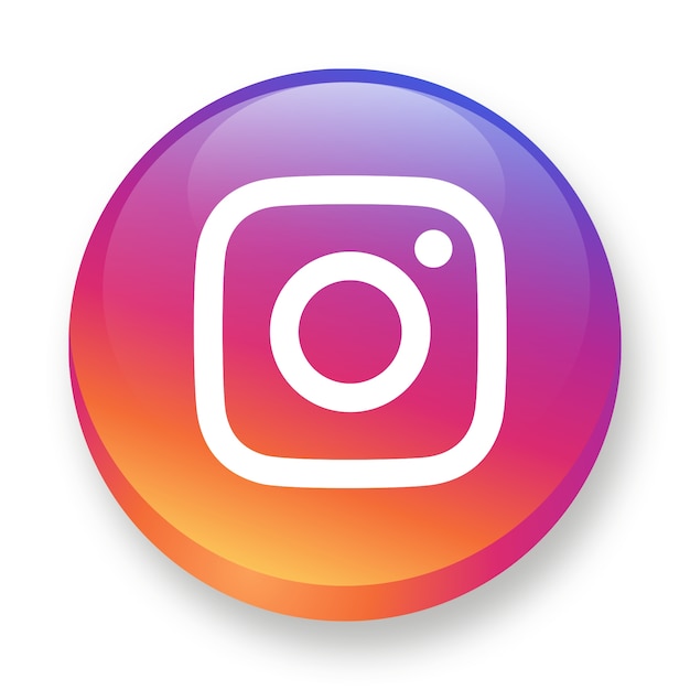 PSD gratuito logo dell'applicazione instagram