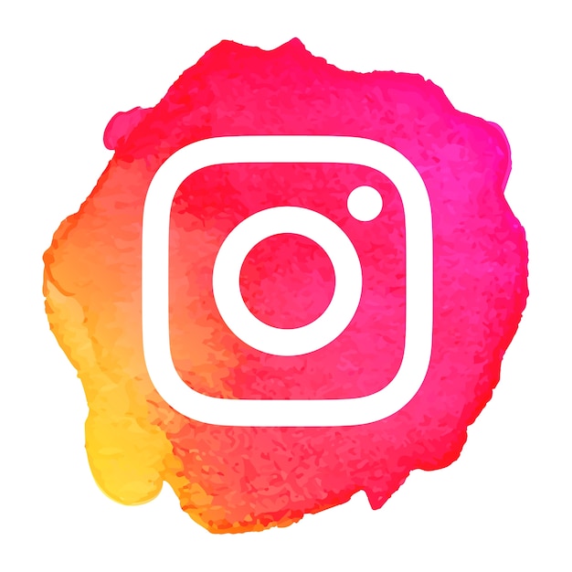 Free PSD instagram application logo