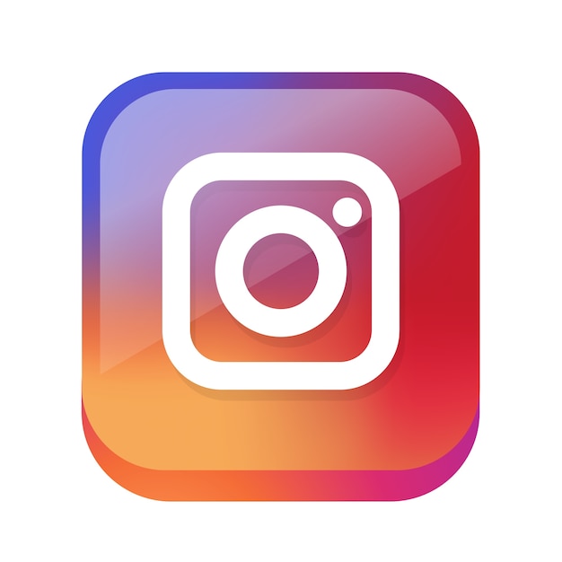 Free PSD instagram application logo